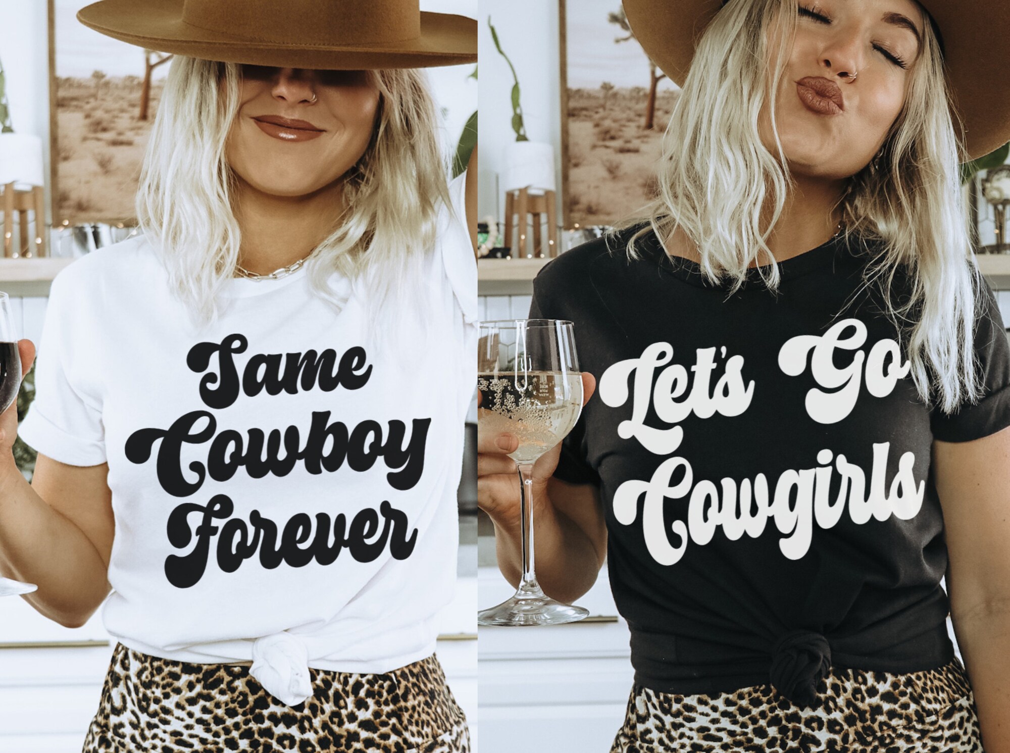 Nashville Bachelorette Tees: 'Same Cowboy' Funny Nashville Country Party Shirts image 0