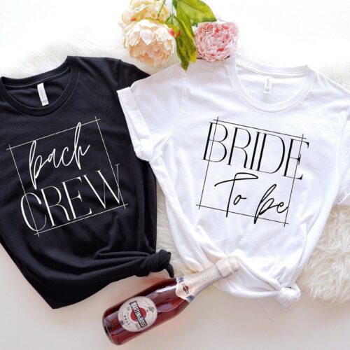 Bachelorette Bash: Bride to Be & Crew Shirts Party Favors image 0