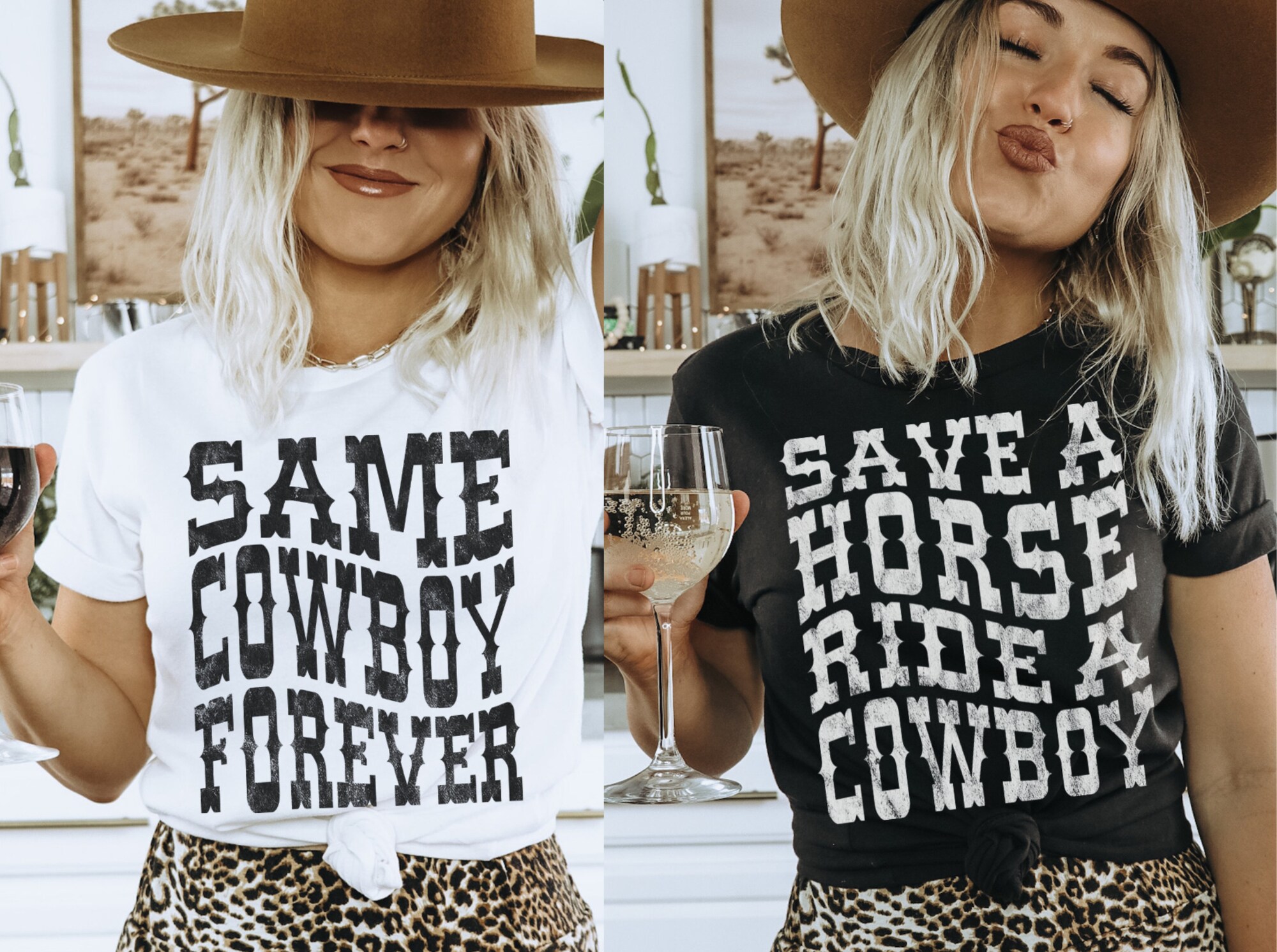 Nashville Bachelorette Shirts: 'Same Cowboy Forever' Nashville Party Tees image 0
