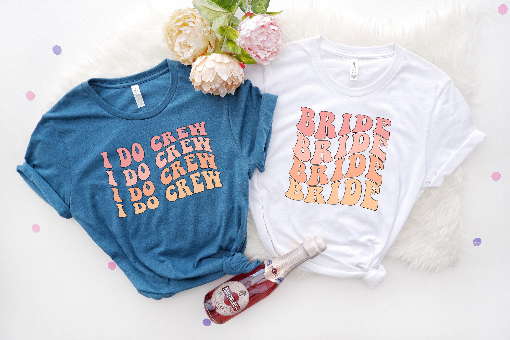 Retro Bachelorette & Bride Shirts - Team Bride Wedding & Bridal Gifts image 2