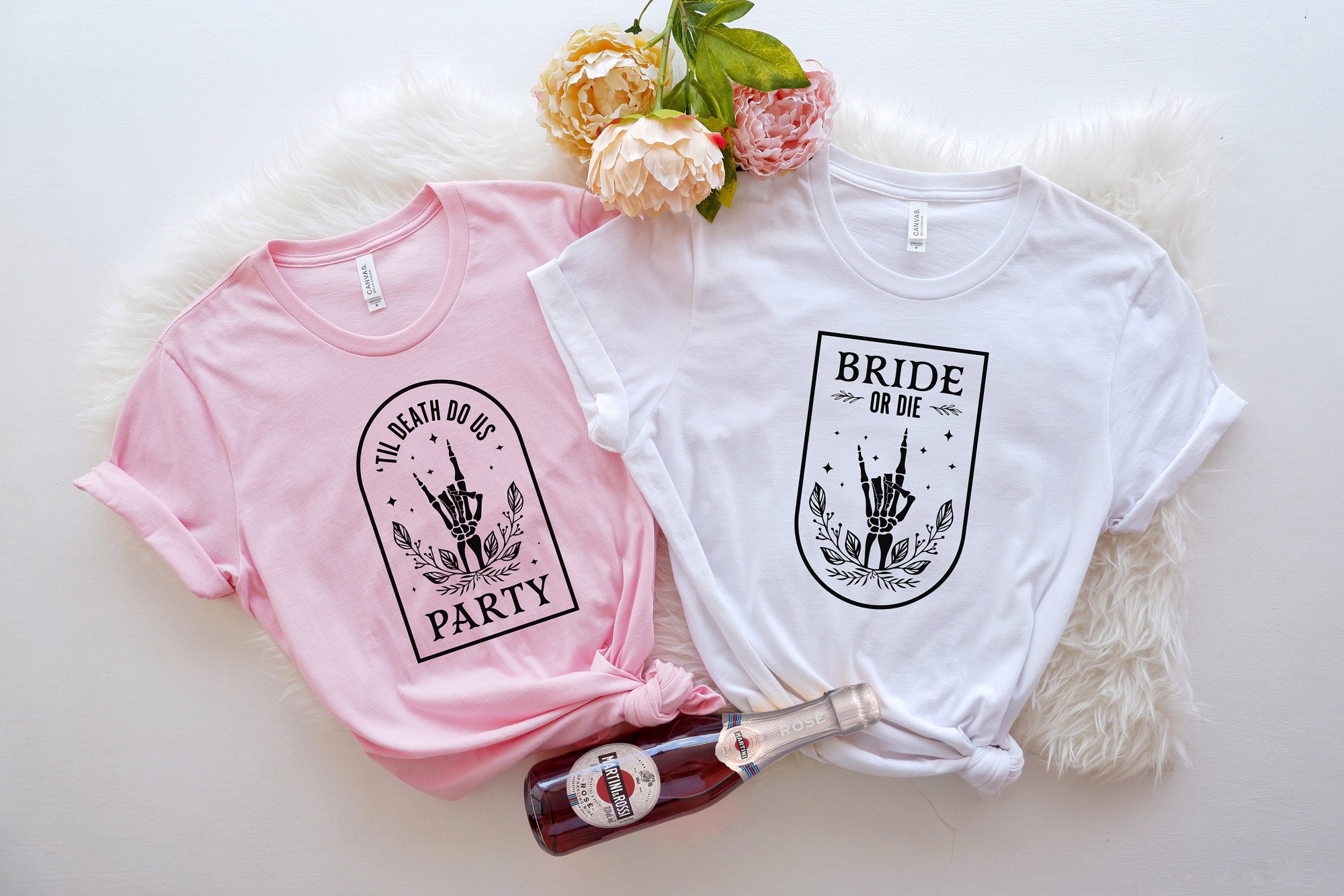 Bachelorette Tees: Bride or Die Team Bride Wedding Gifts & Shirts image 3