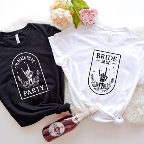 Bachelorette Tees: Bride or Die Team Bride Wedding Gifts & Shirts image 0