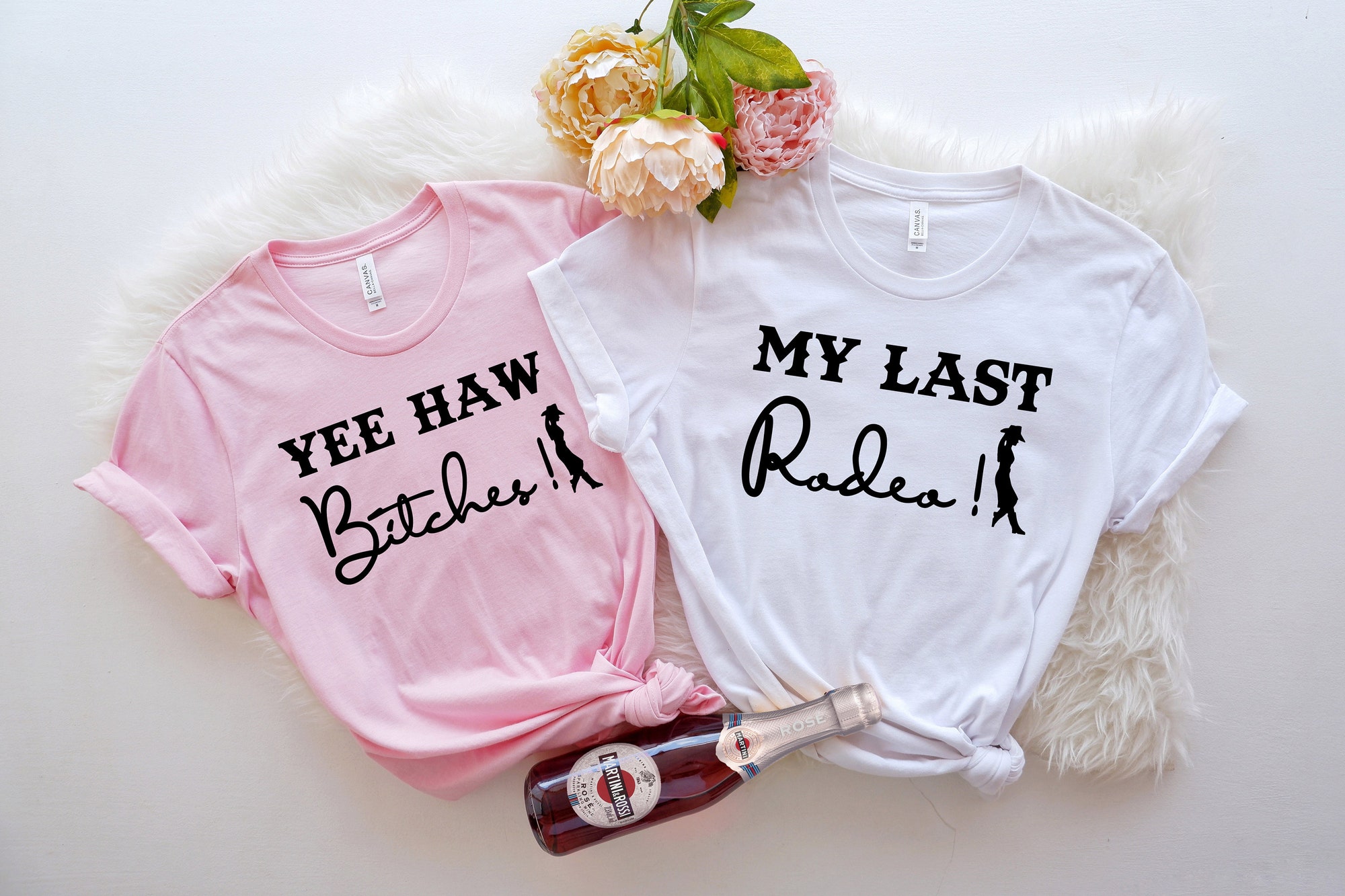 Country Bachelorette Tees: Last Rodeo Western Party Bride & Team Shirts image 3