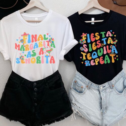 Fiesta Bachelorette & Mexico Party Shirts - Bridal & Girls Trip Tees image 0