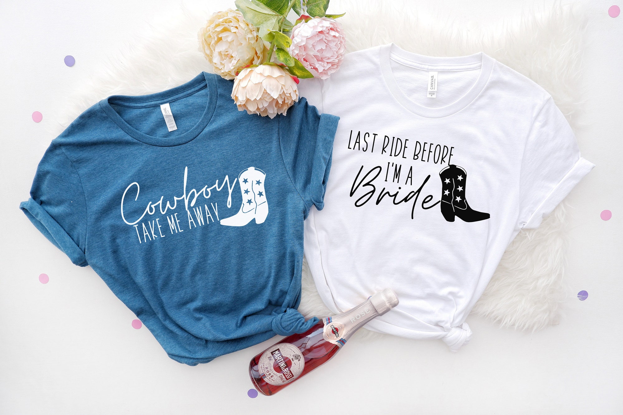 Country Bachelorette Party Shirts: Western Favors Bride & Team Tees Gifts image 2