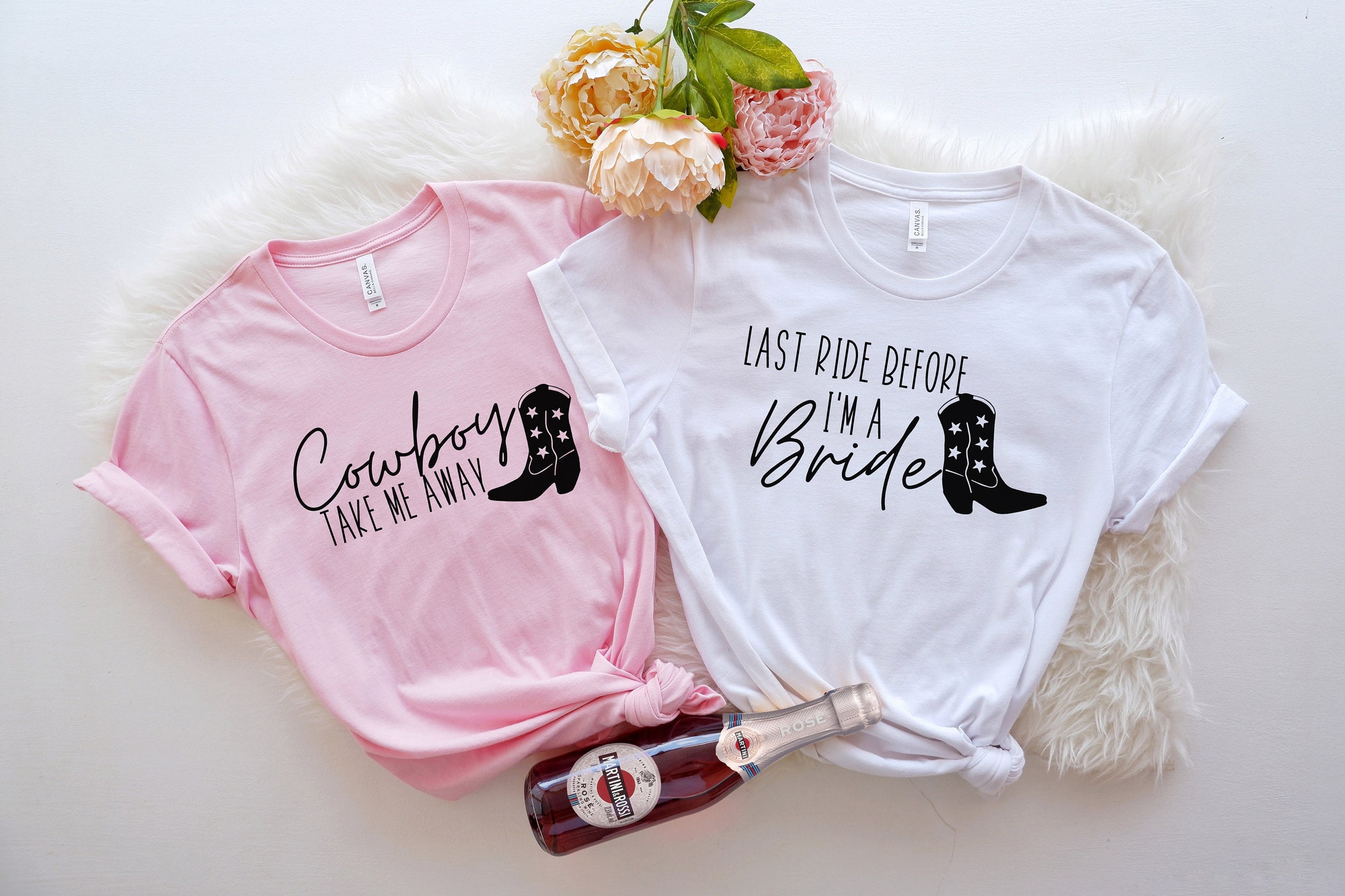 Country Bachelorette Party Shirts: Western Favors Bride & Team Tees Gifts image 3