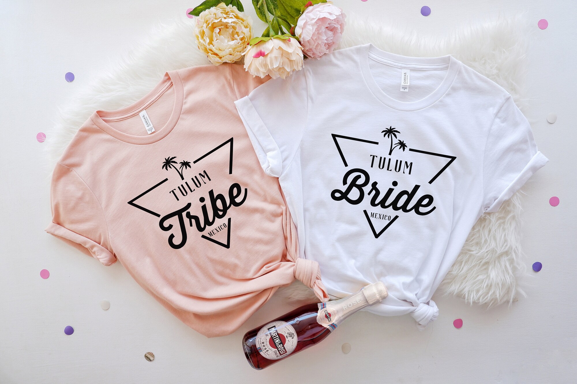 Tulum Bachelorette Shirts & Beach Bridal Gifts - Team Bride & Bride To Be image 1