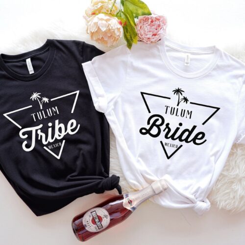 Tulum Bachelorette Shirts & Beach Bridal Gifts - Team Bride & Bride To Be image 0