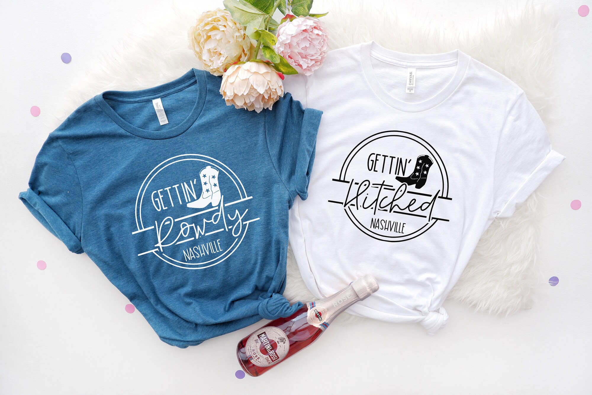 Nashville Bachelorette: Western Shirts Hitched & Rowdy Wedding Gifts image 2