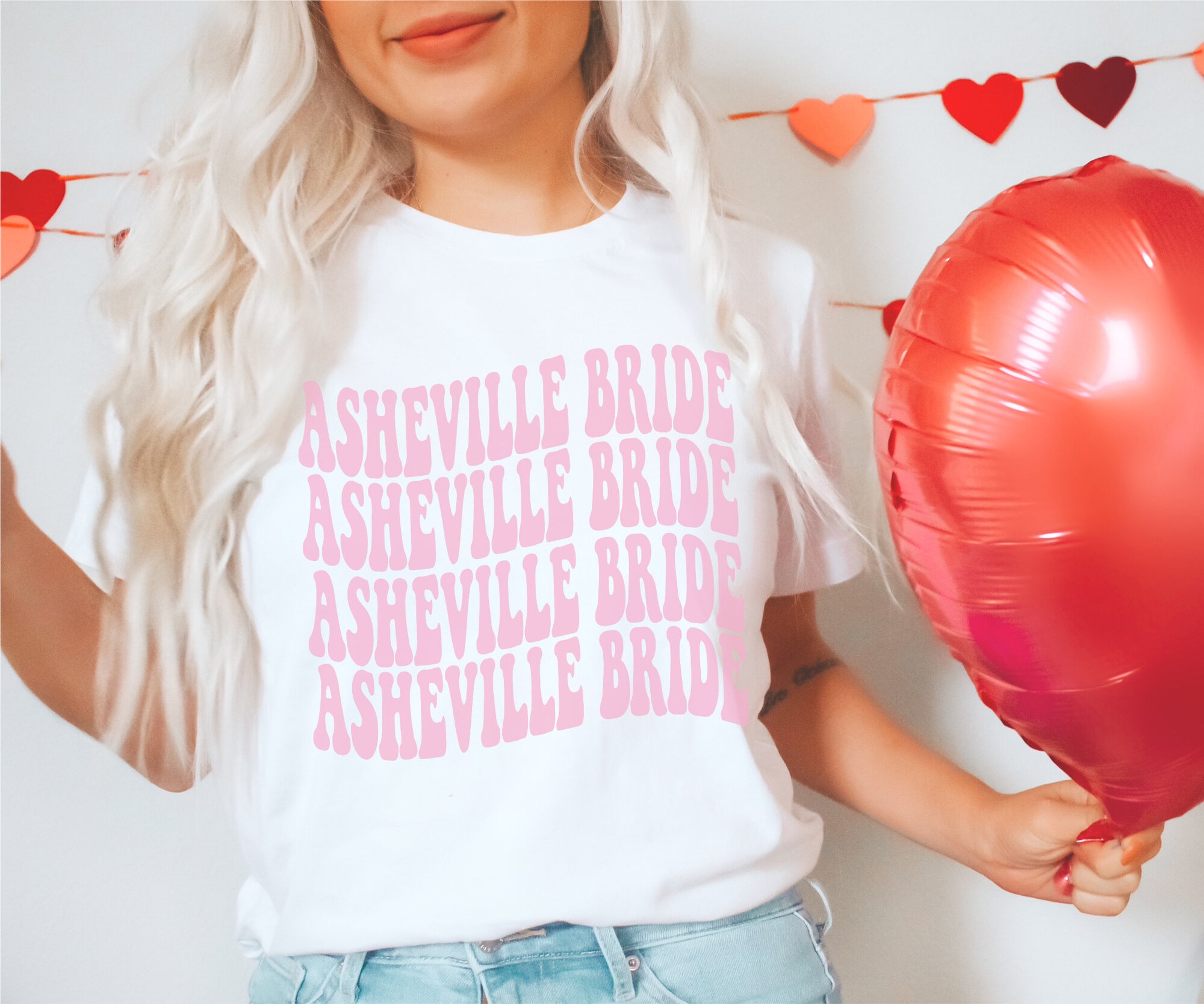 Asheville Bachelorette Tees: NC Bride Babe & Mountain Party image 3