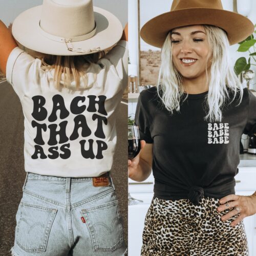 Bach That Ass Up: Funny Retro Custom Bachelorette Shirts image 0