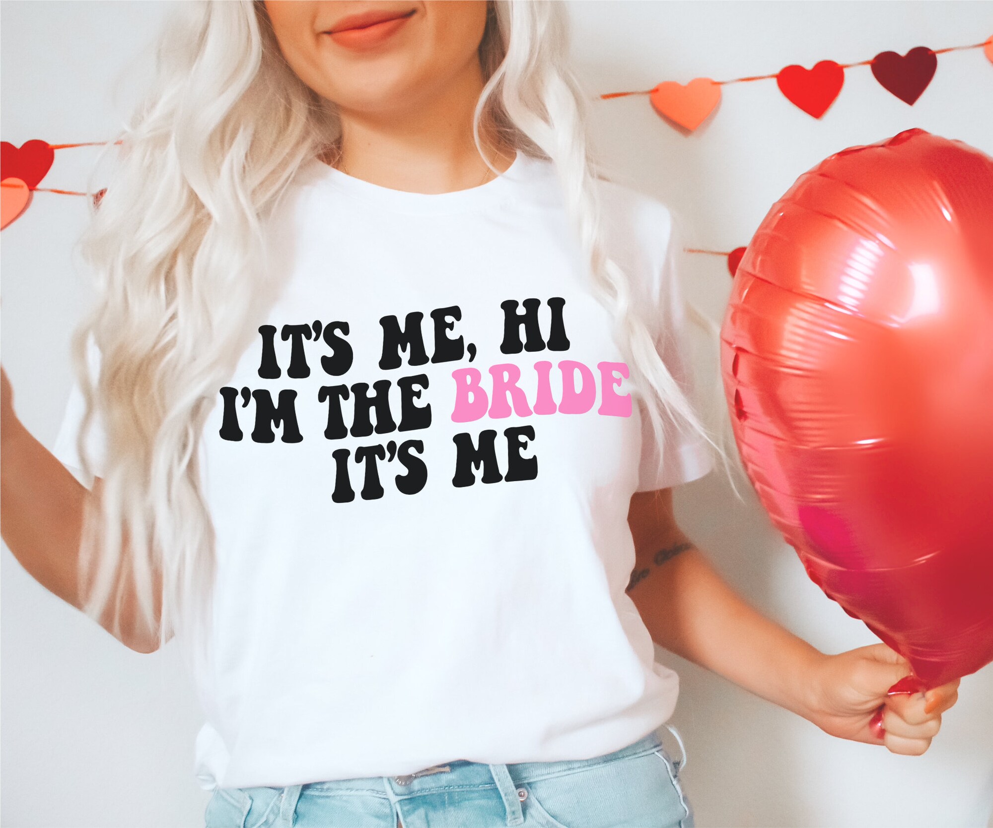 Funny Bachelorette Shirts: 'Hi I'm the Bride' Retro Party Tees image 4