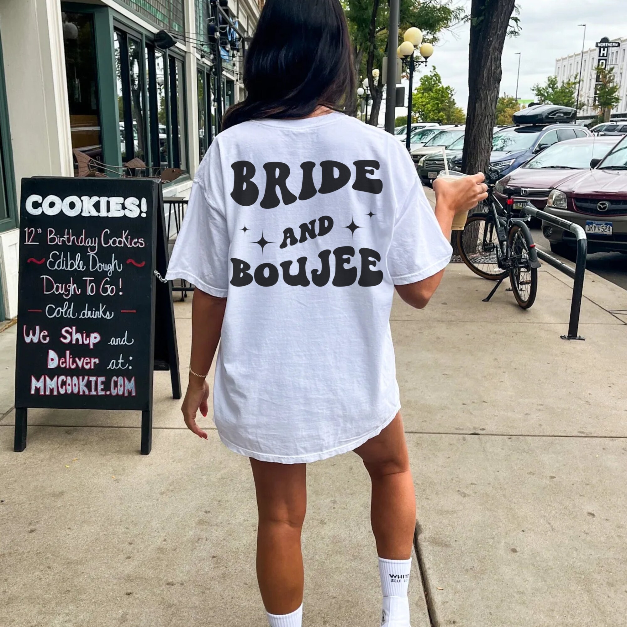 Groovy Custom Bachelorette Party Shirt: Boujee Retro Style image 4