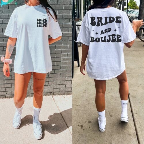 Comfort Colors Custom Bachelorette Party Shirt, Bach And Boujee, Groovy Retro Bachelorette, Personalized Bach Shirts, Bride Oversized Shirt image 0