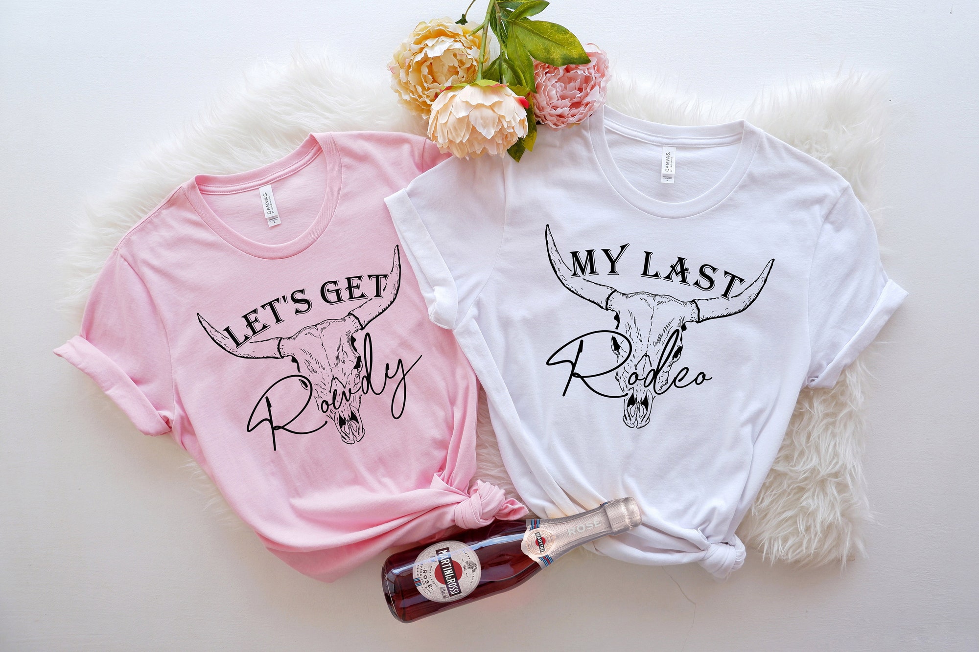 Last Rodeo & Country Bachelorette Shirts: Western Party Favors Team Bride image 3