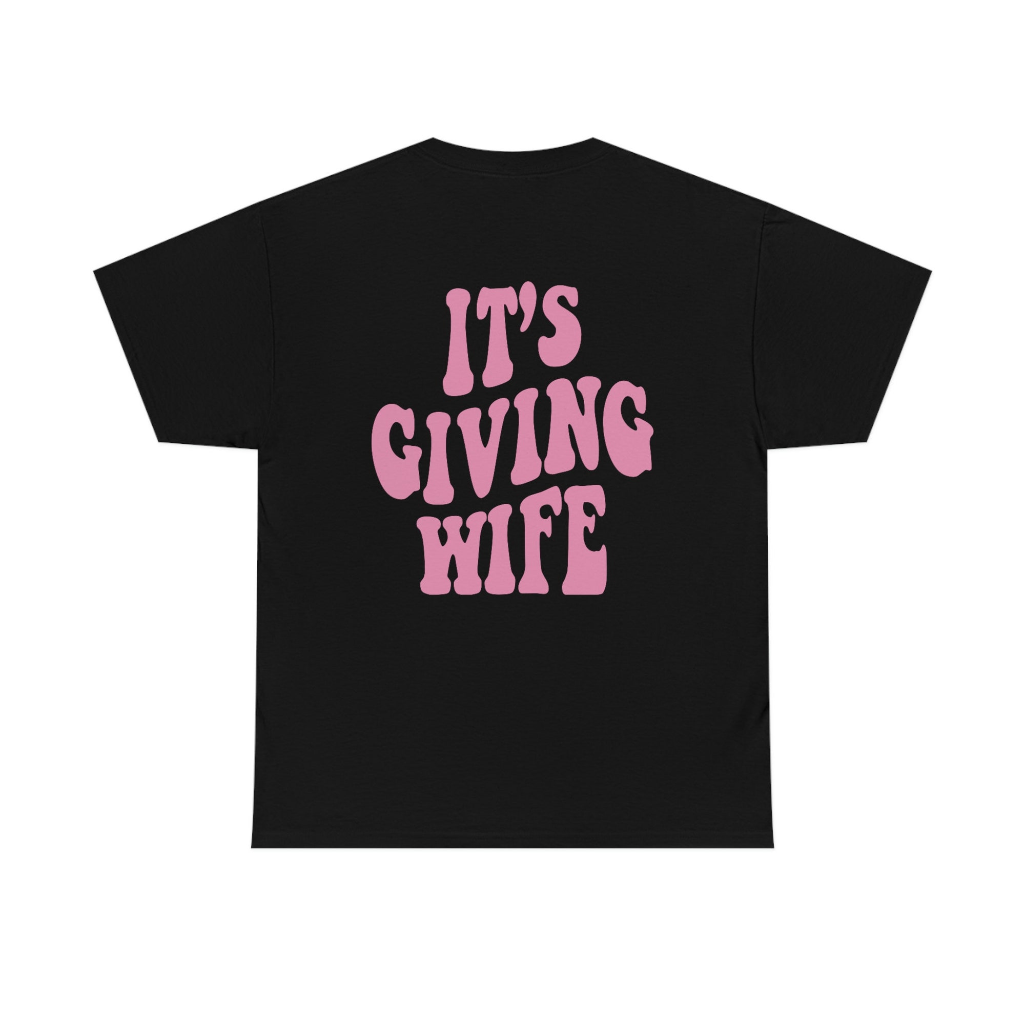 It's Giving Wife Shirt, Retro Bride to Be Tee, Groovy Bachelorette Party, Group Vacation, Aesthetic Bridal Party, Words on Back image 2