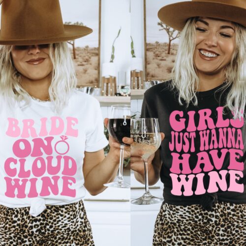 Winery Bachelorette & Napa Valley Party Shirts - Bride & Bridesmaids image 0