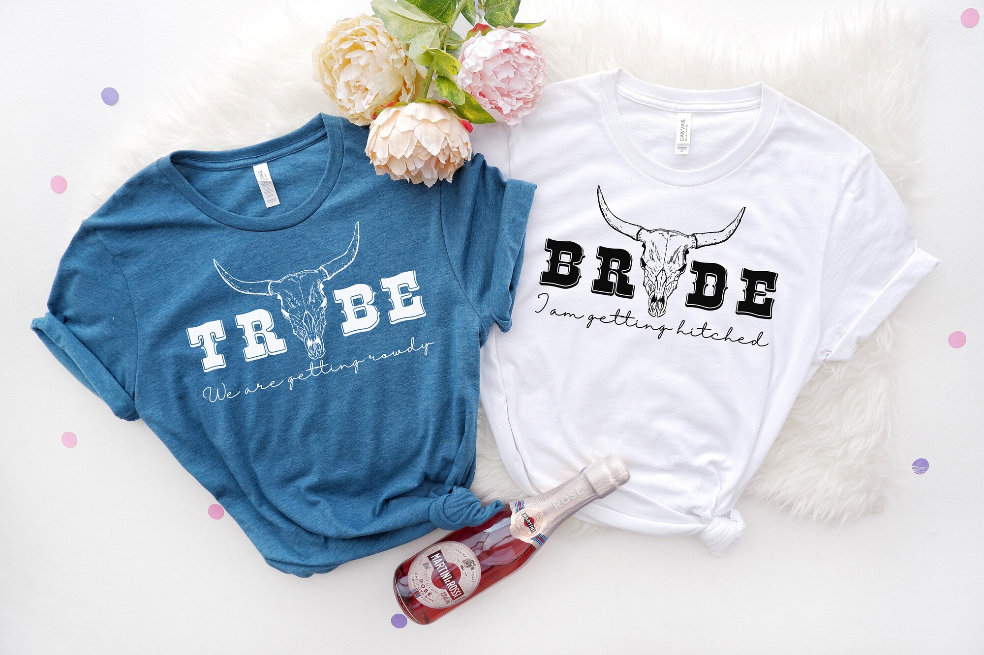 Western Bachelorette Party Shirts - Cowgirl Bride & Tribe Tees image 4