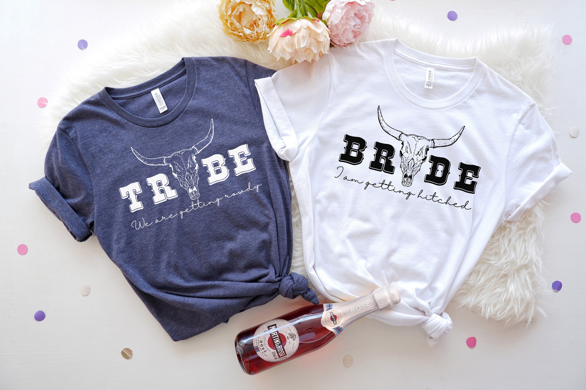 Western Bachelorette Party Shirts - Cowgirl Bride & Tribe Tees image 2