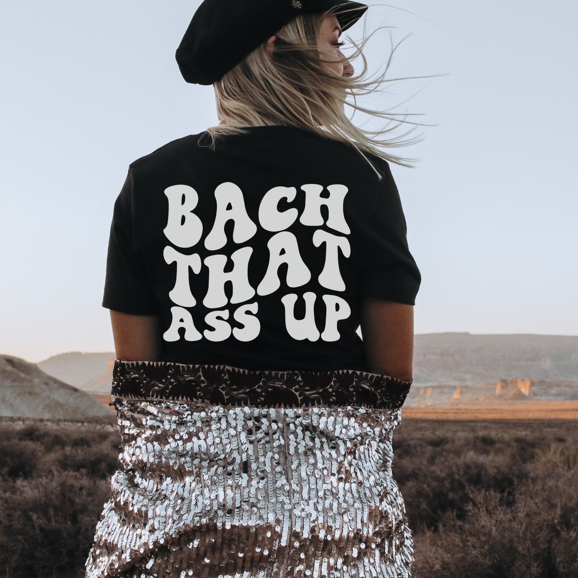 Bach That Ass Up: Funny Retro Custom Bachelorette Shirts image 2