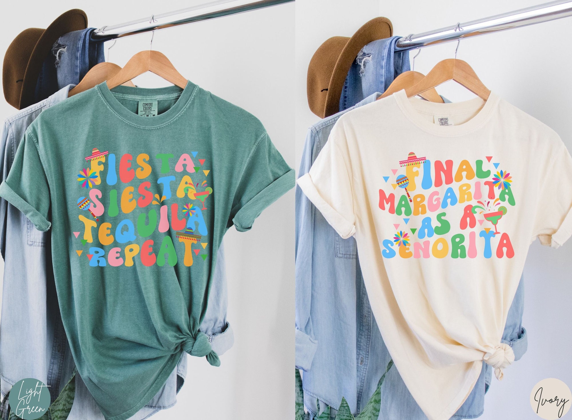 Final Fiesta: Retro Mexico Bachelorette & Bride Tees image 0
