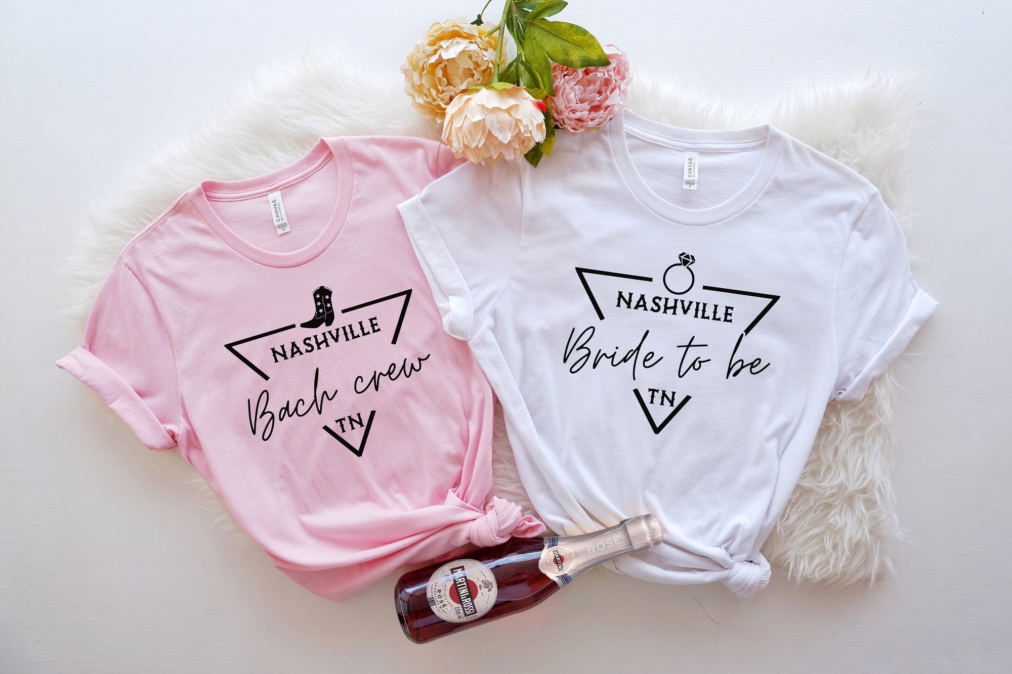 Nashville Bride & Crew Tees Bachelorette Favors Nash Bash Gifts image 3