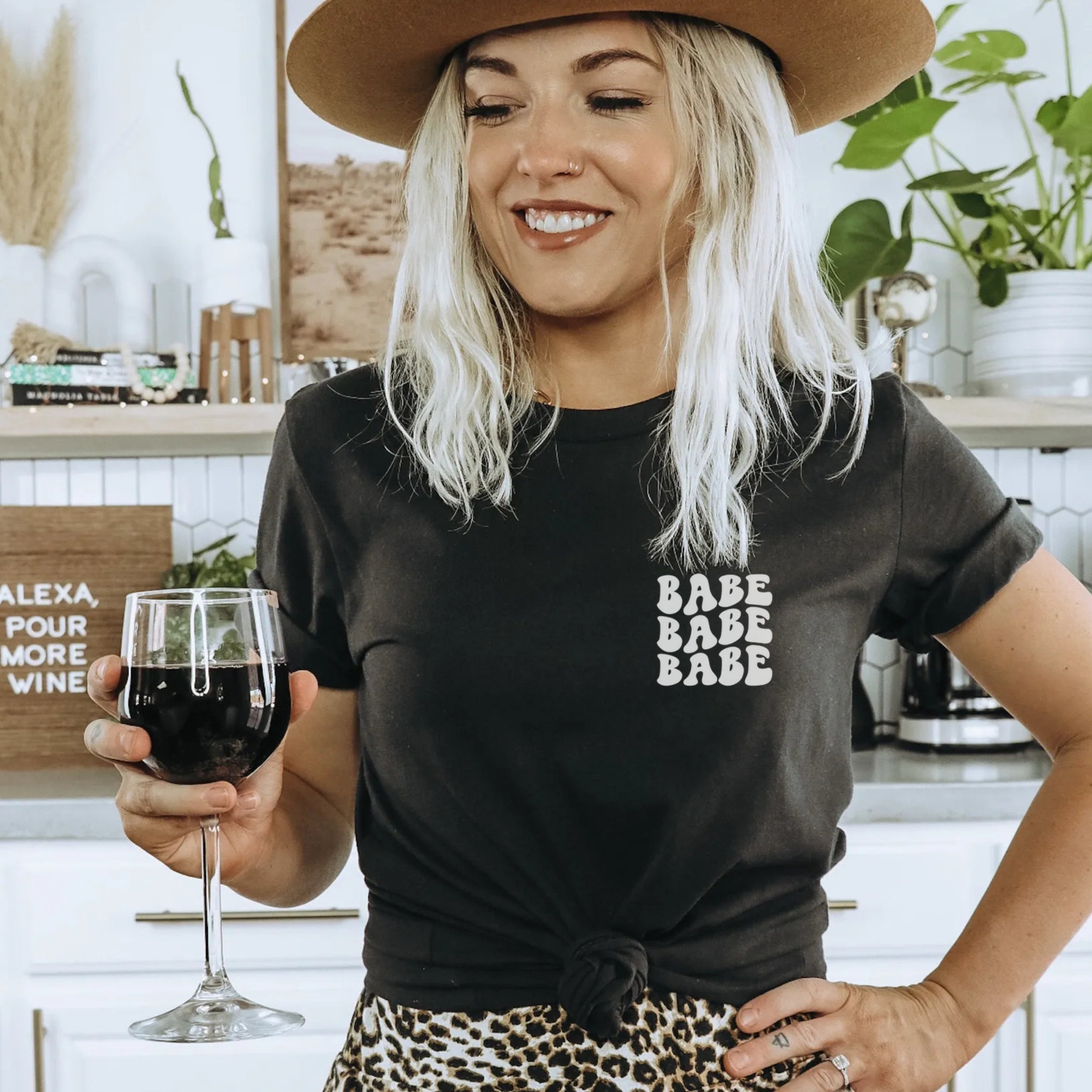 Bach And Boujee Custom Bachelorette: Retro Oversized Tee image 2