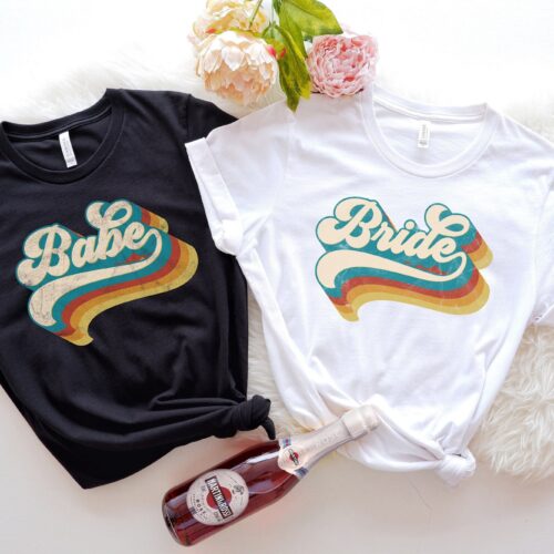 Retro Bride T-Shirts - Bachelorette & Wedding Party Gifts image 0