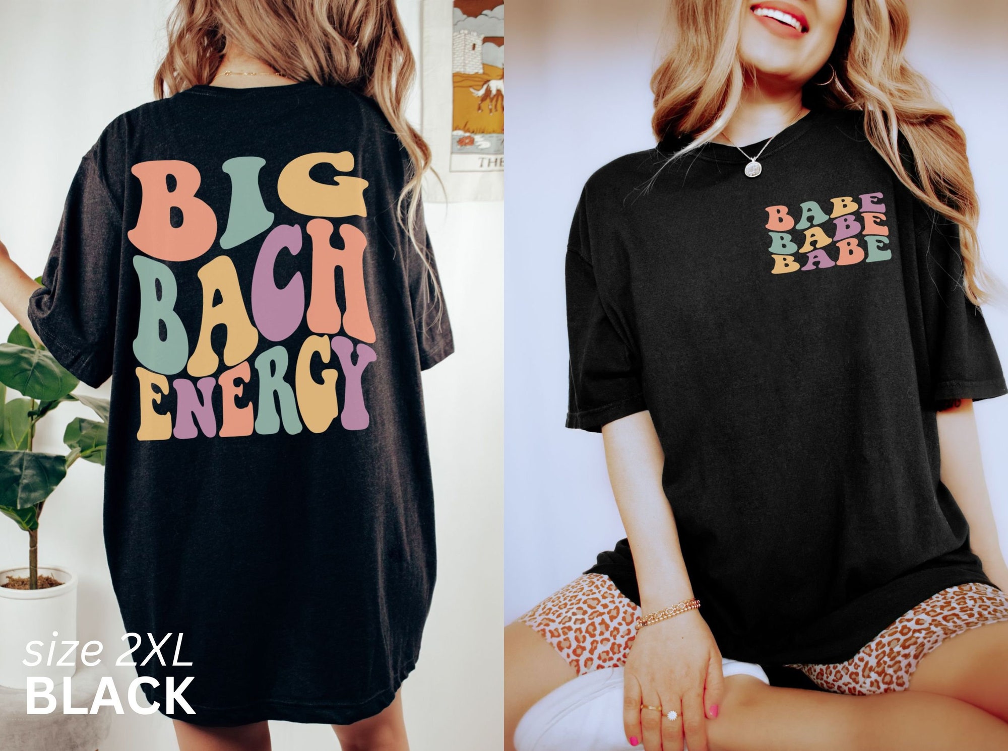 Retro & Funny Bachelorette Shirts - Big Bach & Bride Energy image 3