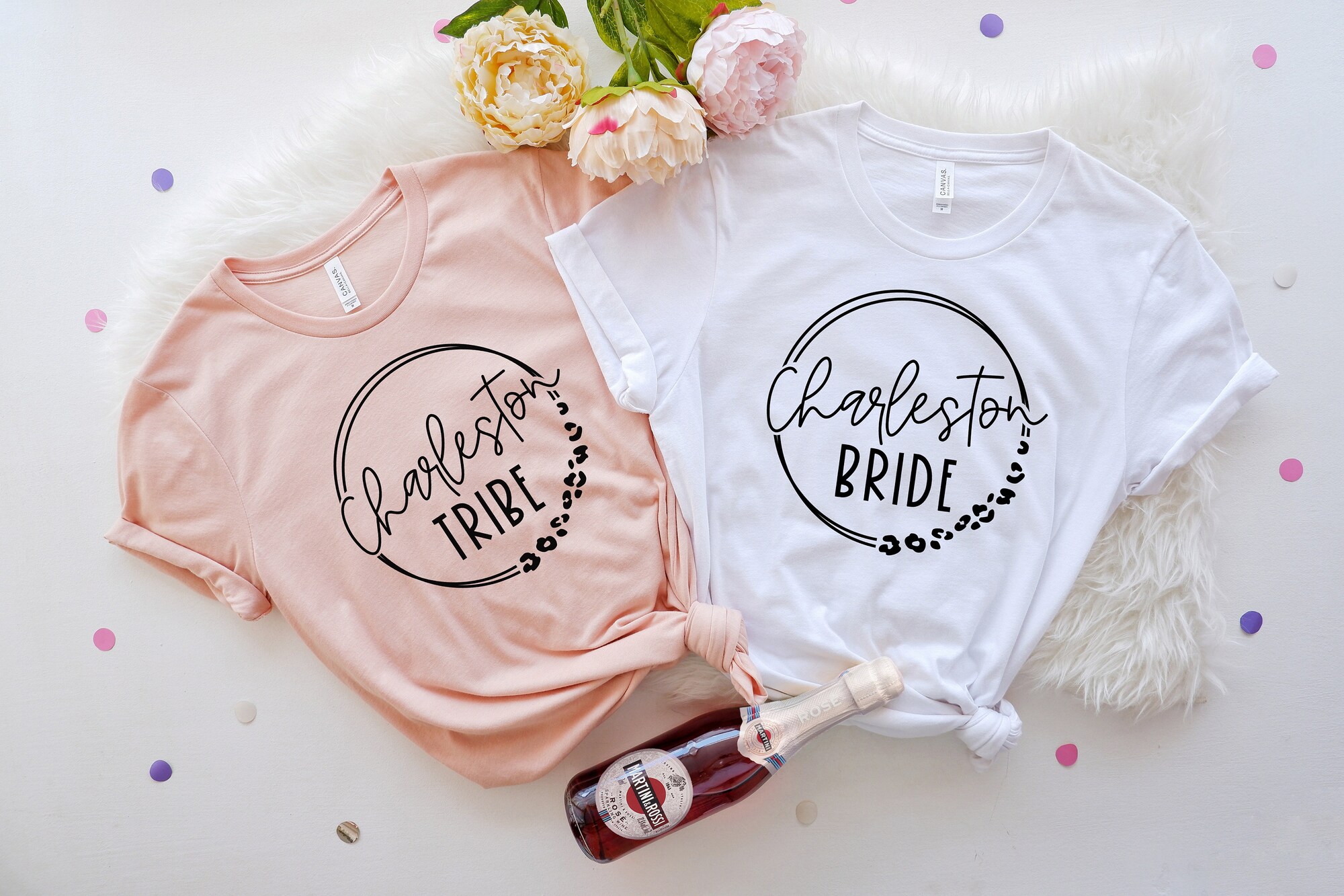 Charleston Bachelorette & Bride Tribe Shirts - Wedding Tees & Gifts image 1