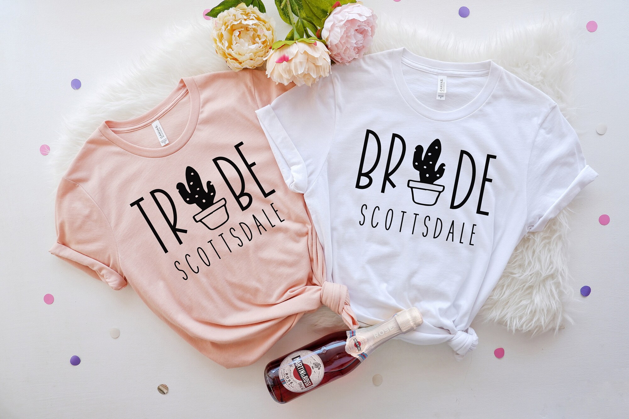 Scottsdale & Arizona Bachelorette Shirts - Bride Tribe Wedding Gifts image 1