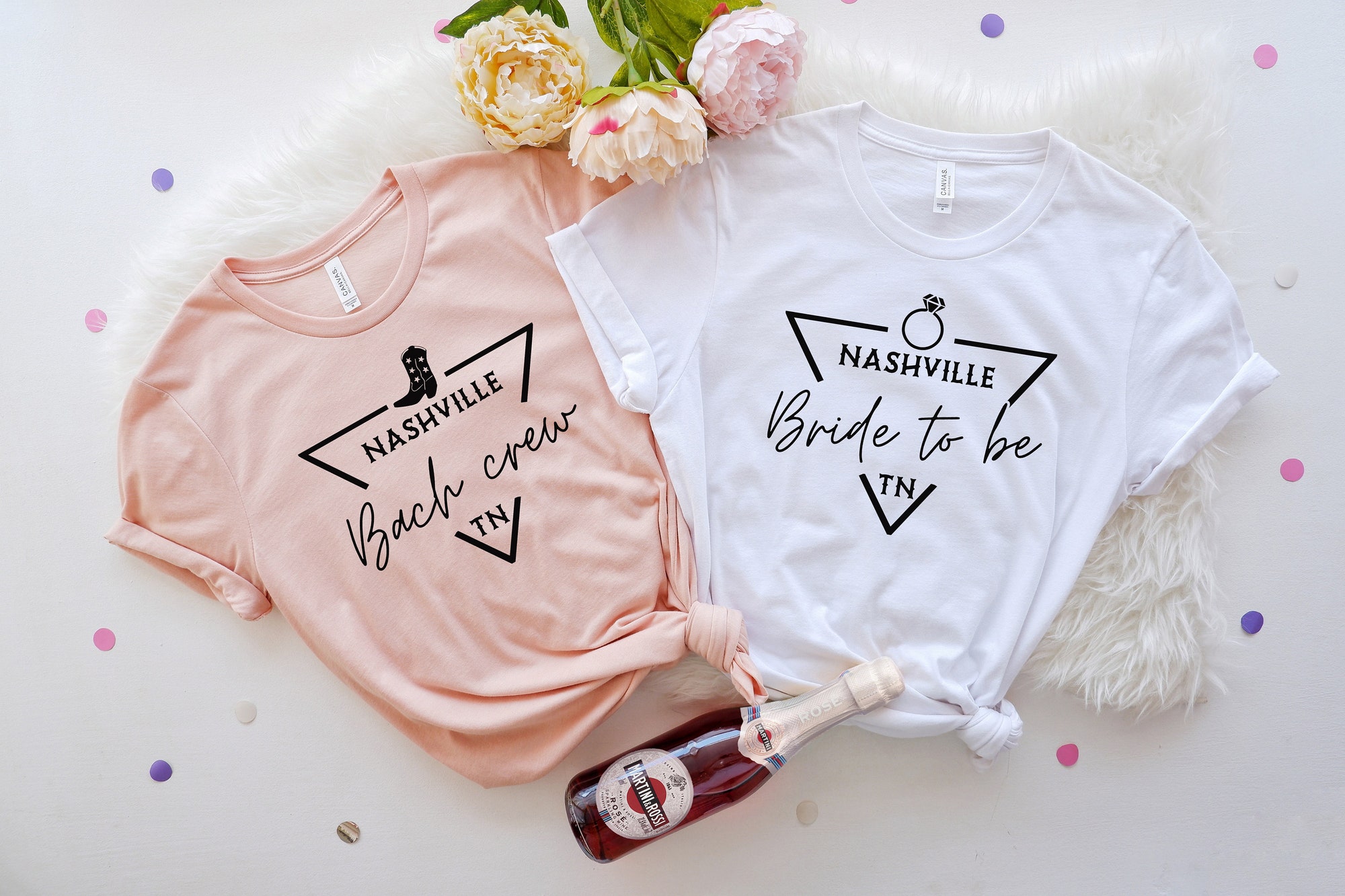 Nashville Bride & Crew Tees Bachelorette Favors Nash Bash Gifts image 1