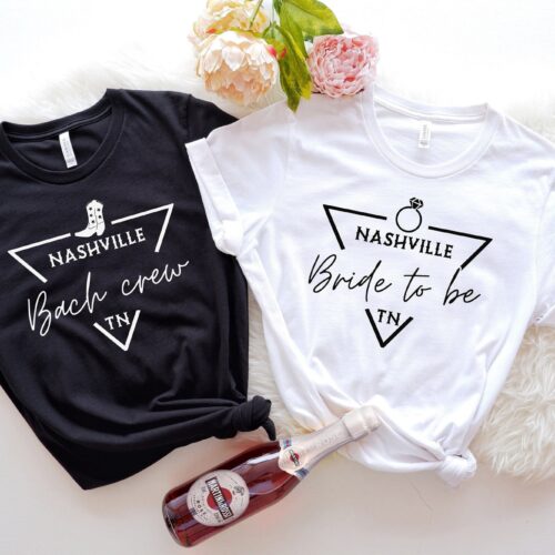 Nashville Bride & Crew Tees Bachelorette Favors Nash Bash Gifts image 0