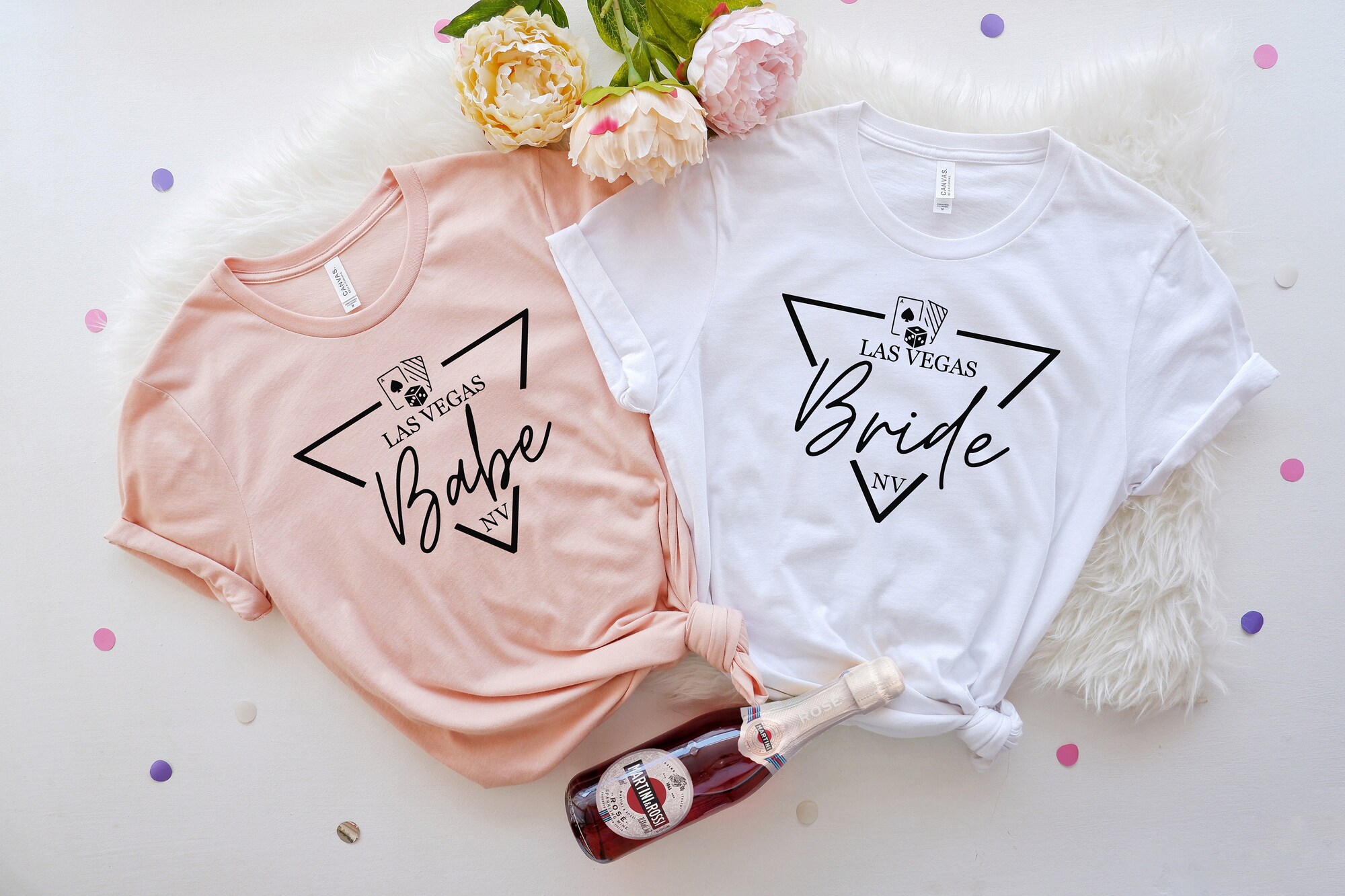 Vegas Bachelorette Shirts - Bride & Bridal Party Tees Wedding Gifts image 1