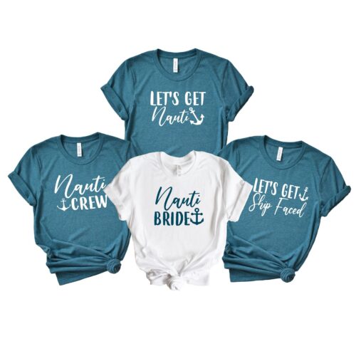 Nautical Bachelorette Tees: Cruise & Beach Party Shirts for the Bride image 0