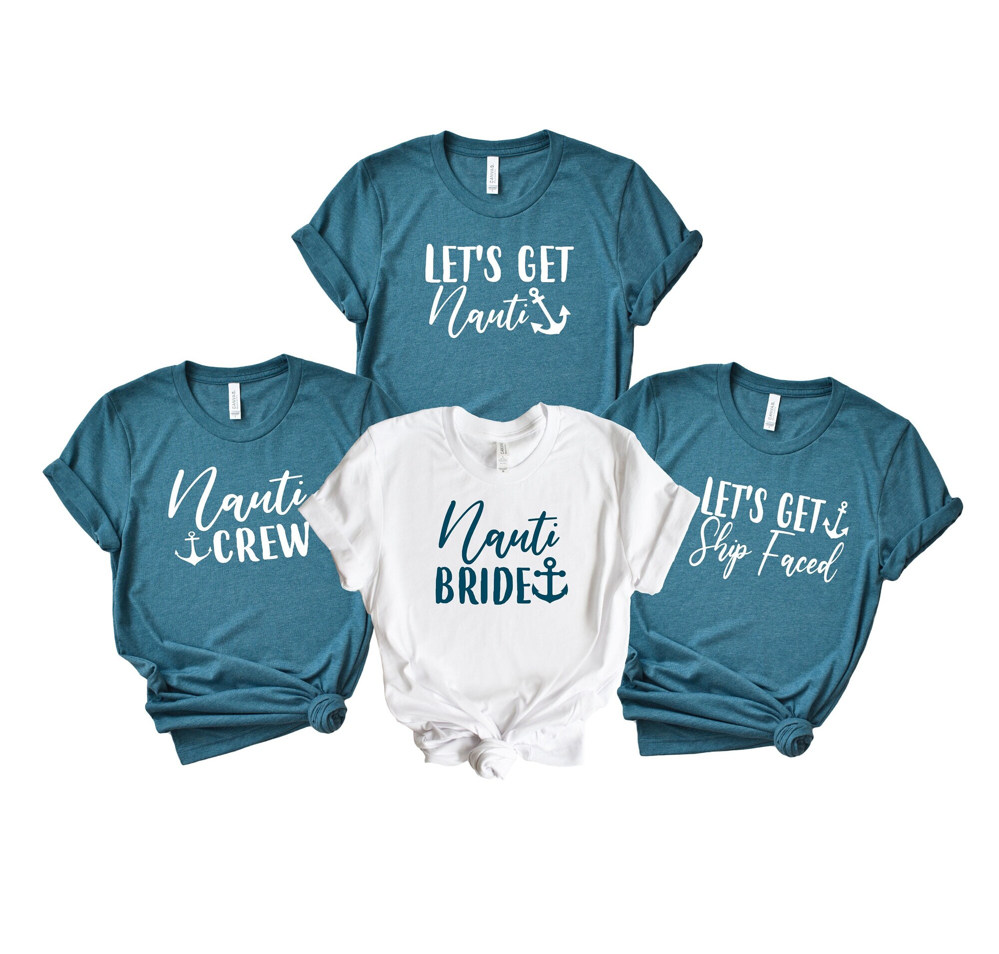 Nautical Bachelorette Tees: Cruise & Beach Party Shirts for the Bride image 0