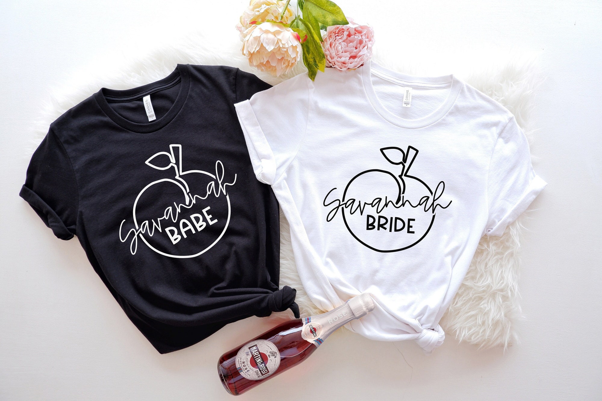 Peachy Bride Savannah Tees - Bachelorette Favors & Gifts image 0
