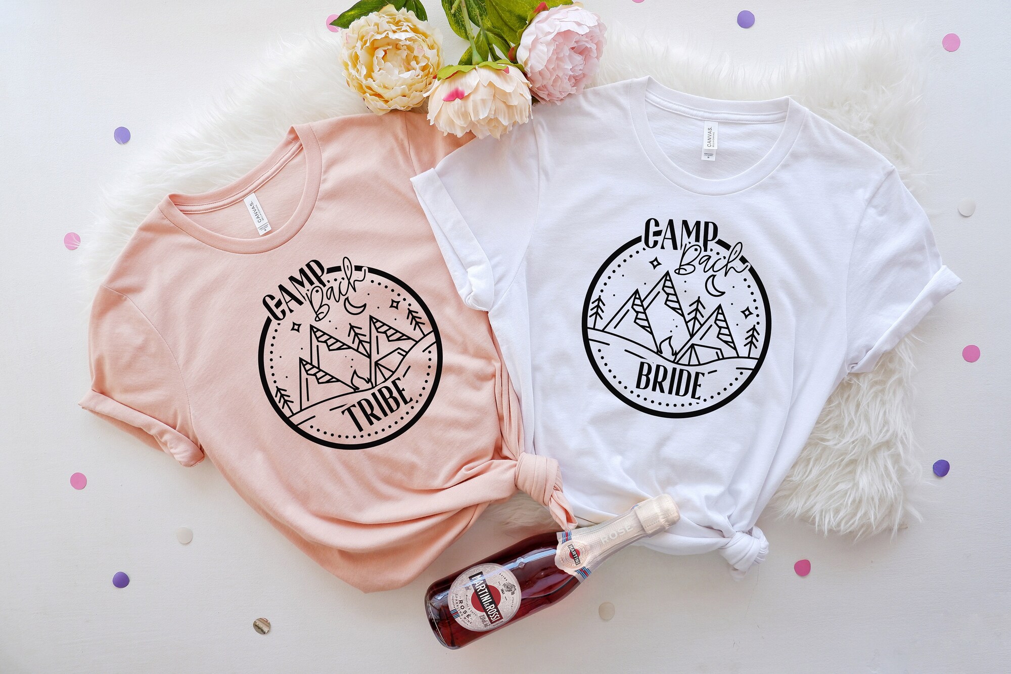 Camp Bachelorette & Bridesmaid Shirts - Outdoor Bridal & Wedding Gifts image 1