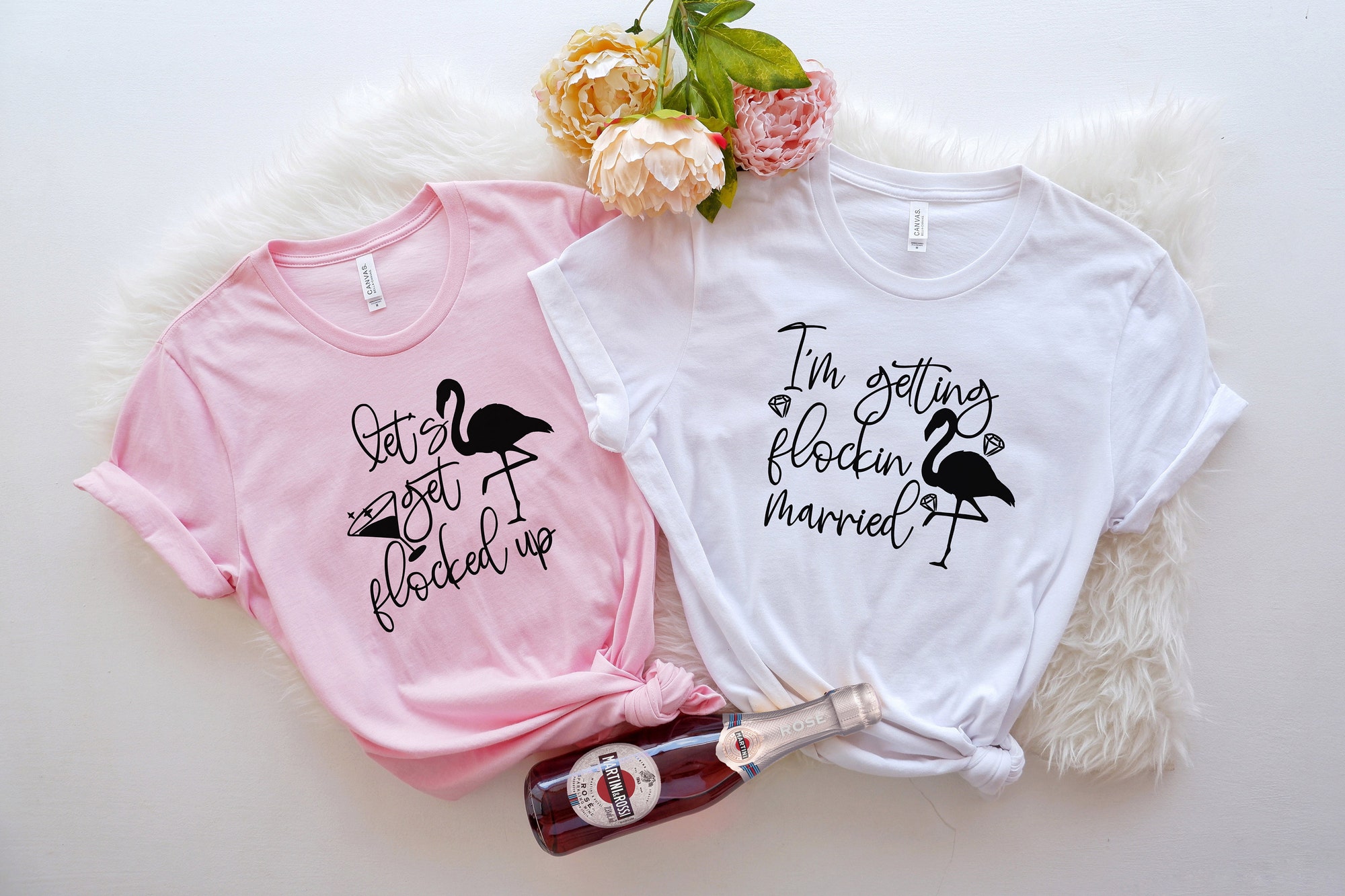 Flockin Married Shirts - Bachelorette & Bridal Party Gifts image 3