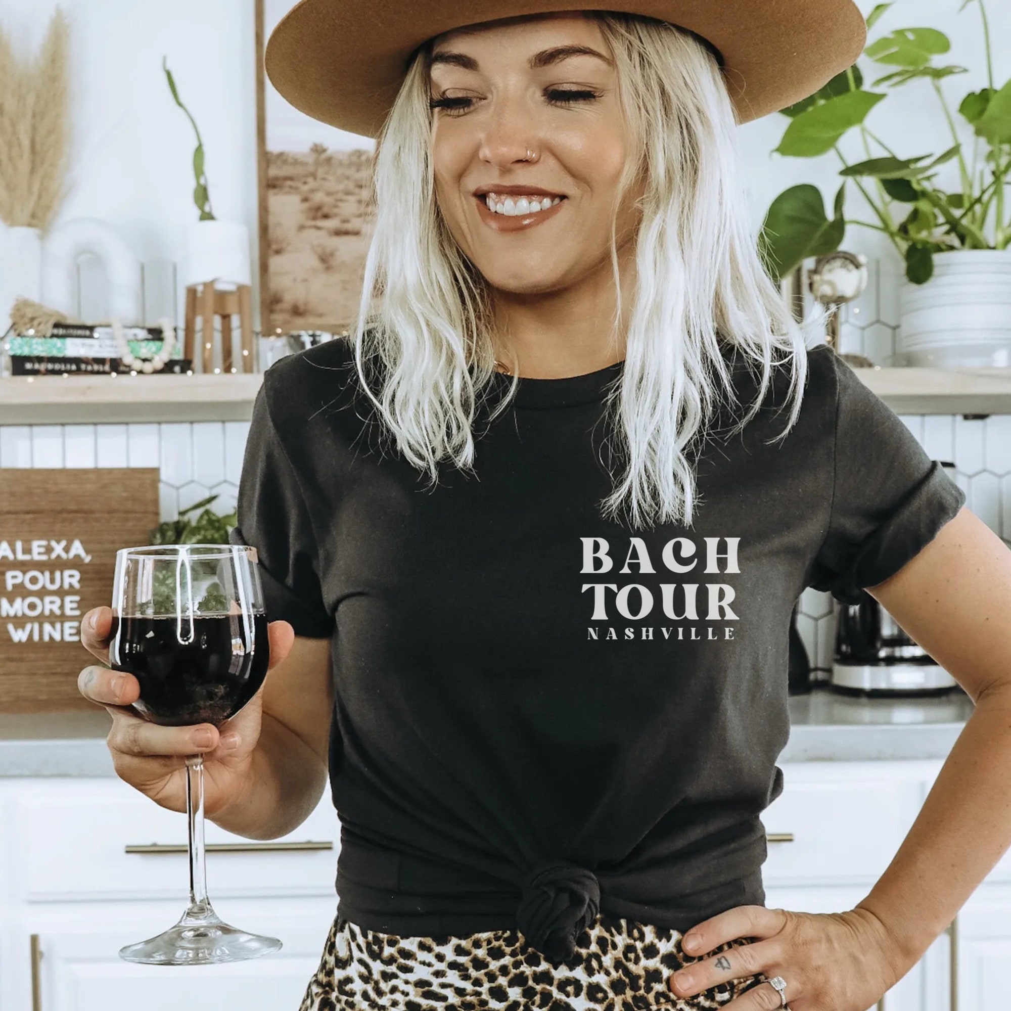 Retro Bach Tour Band: Custom Bachelorette Shirt image 2