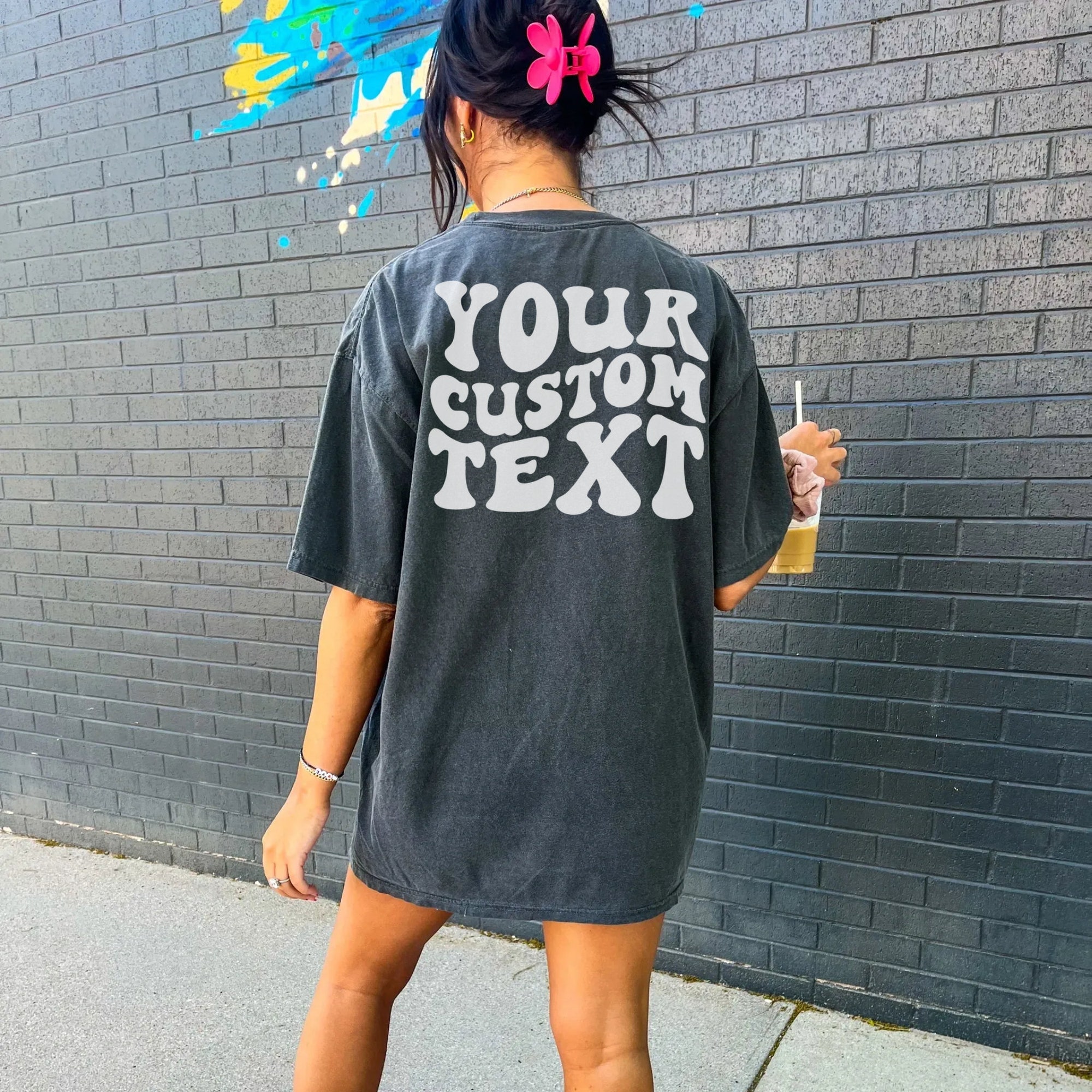 Custom Groovy Retro Bachelorette Party Shirt Personalized Oversized Design image 5