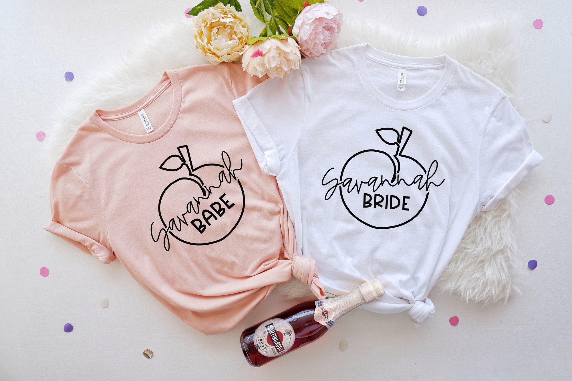 Peachy Bride Savannah Tees - Bachelorette Favors & Gifts image 1