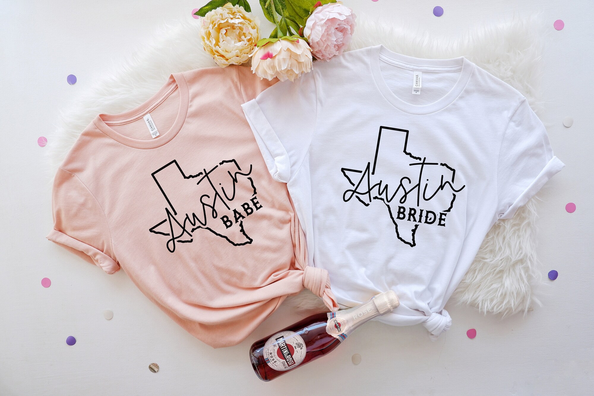 Austin Bachelorette & Bride Tribe Shirts - Texas Wedding & Bridesmaid Gifts image 1