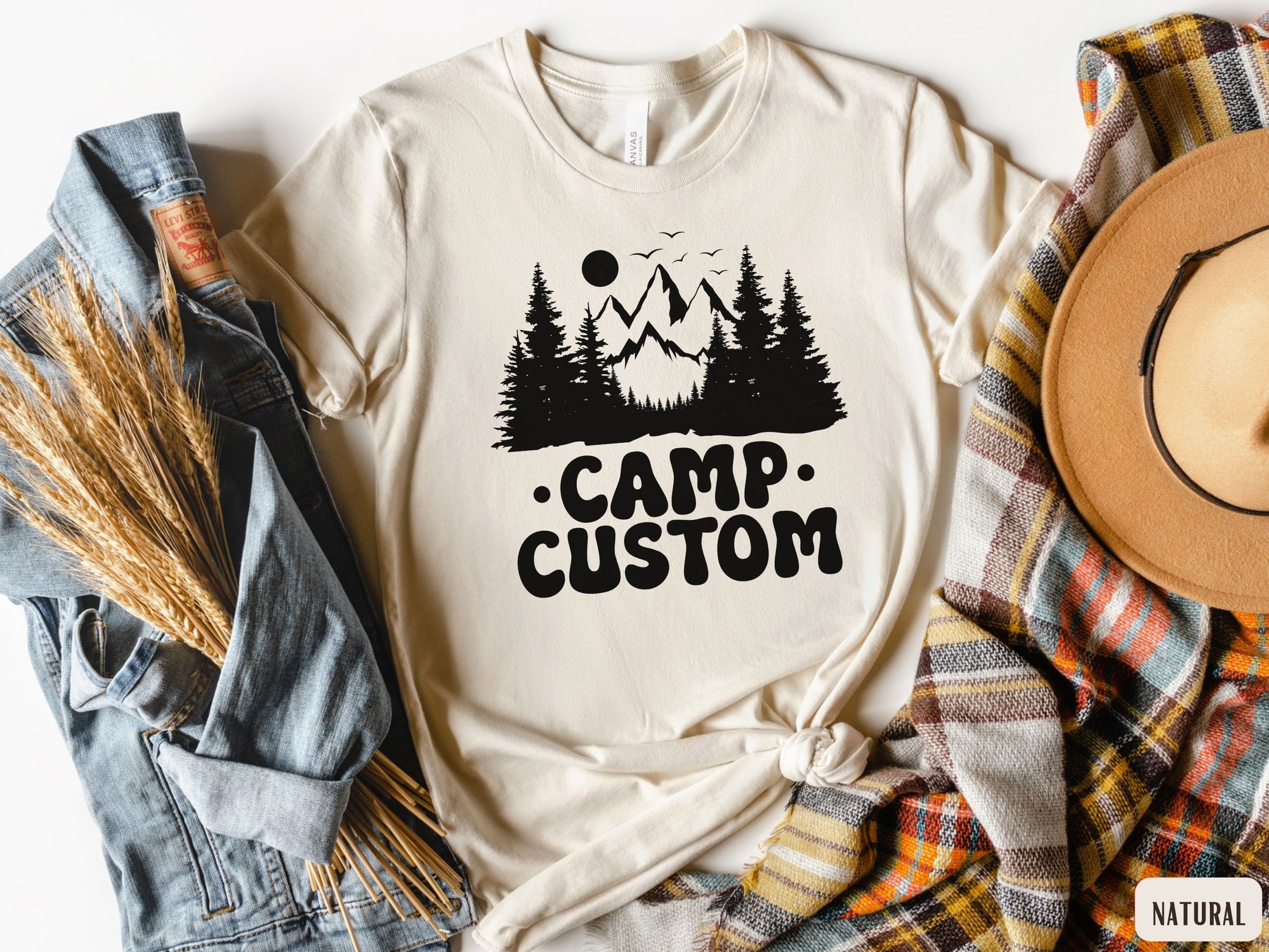 Custom Camping Shirts - Family & Bachelorette Camp Crew Tees image 0