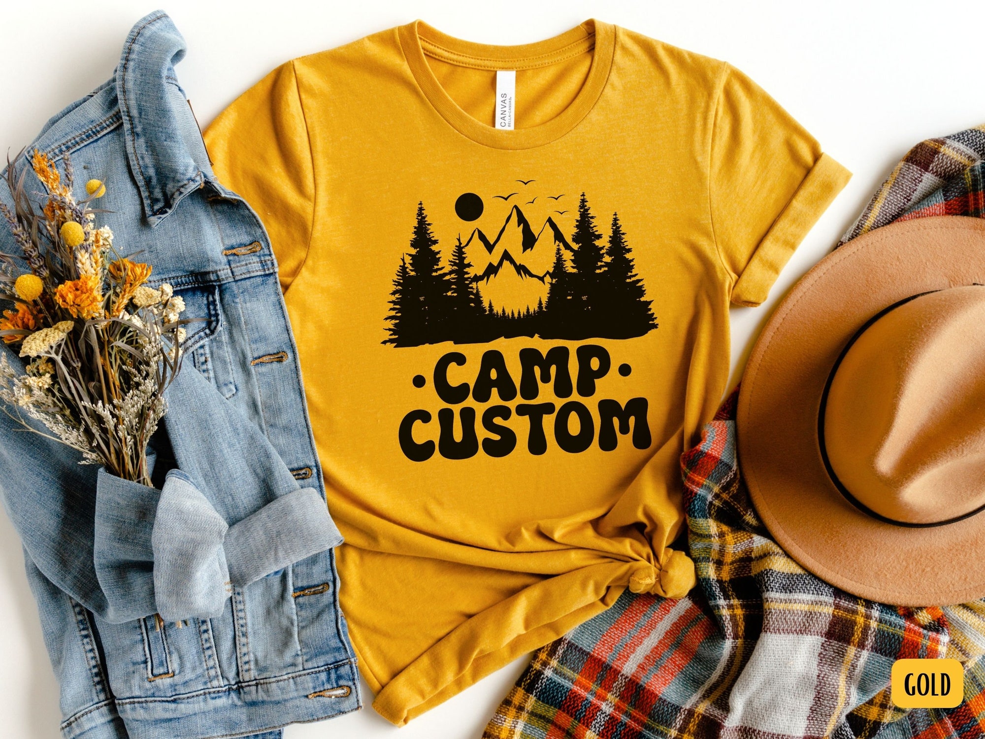 Custom Camping Shirts - Family & Bachelorette Camp Crew Tees image 7