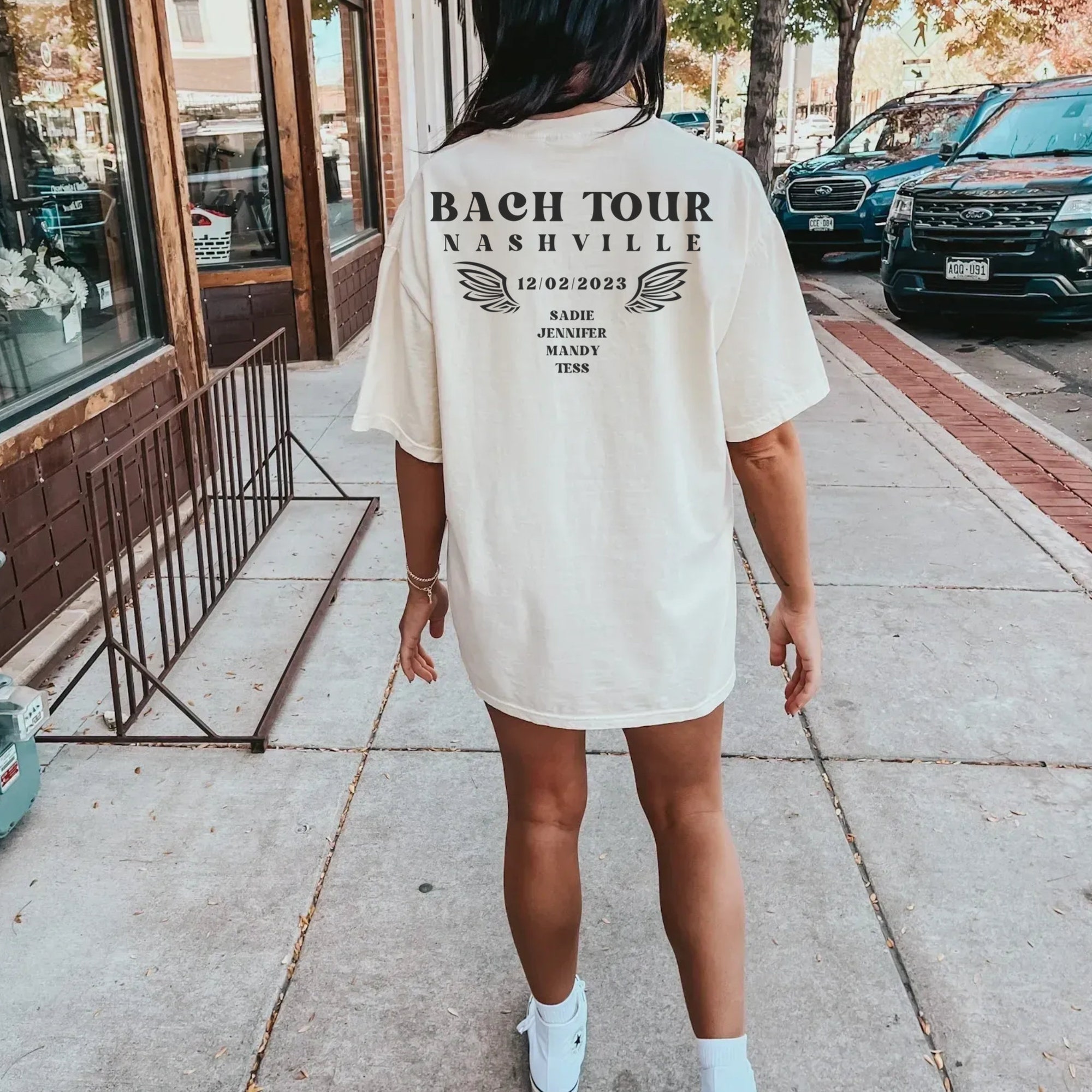 Custom Bach Tour Band Bachelorette Party Shirt: Retro Style image 2