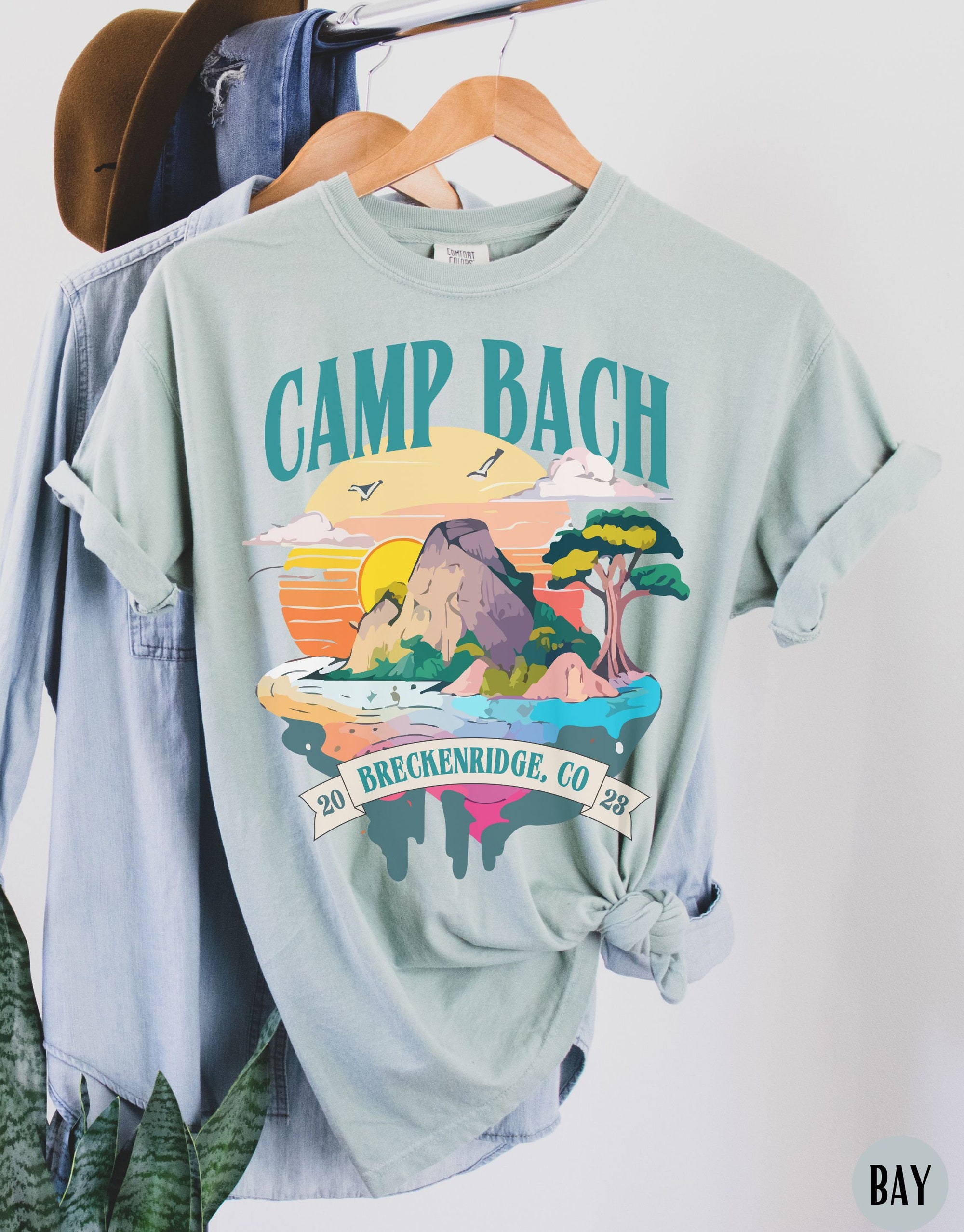 Retro Camp Bachelorette & Custom Bridesmaid Cabin Tees image 3