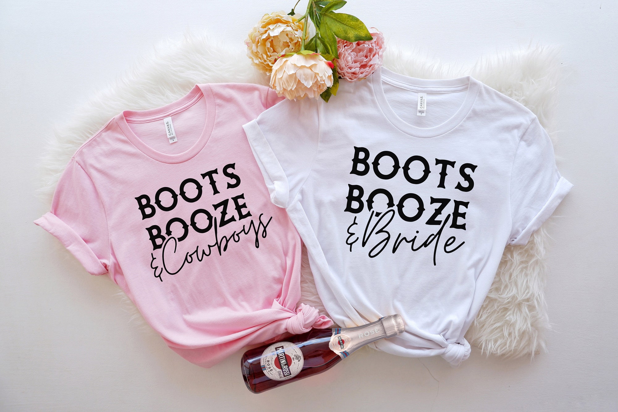 Boots Booze Bride: Western Bachelorette Shirts & Gifts image 3