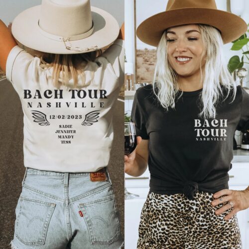 Vintage Custom Bachelorette Tour Band Shirt: Aesthetic and Personal image 0