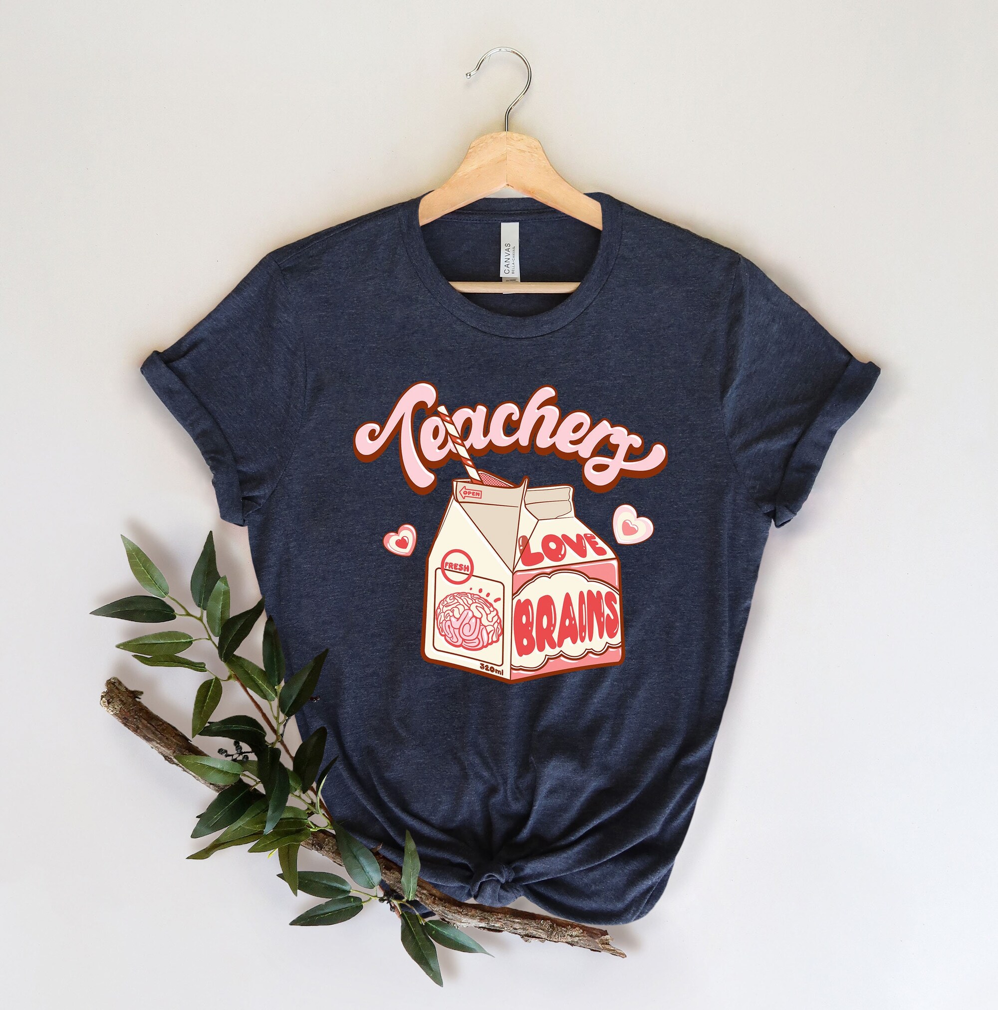 Teacher's Love Brains Halloween Shirt image 0